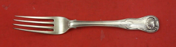English Georgian Sterling Silver Dinner Fork 1819 london  8 1/4"