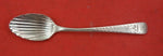English Georgian Sterling Silver Ice Cream Spoon early 1800 fluted shell 5 1/4"