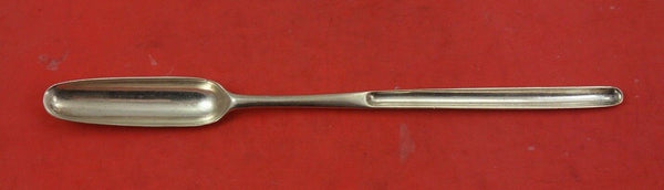 English Georgian Sterling Silver Marrow Scoop marks are worn engraved  9 1/4"