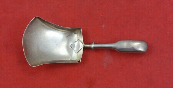 English Georgian Sterling Silver Tea Caddy Spoon shovel shape 3 1/2"