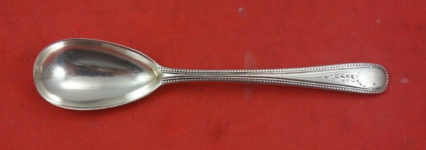English Georgian Sterling Silver Egg Spoon london 1807 ovoid 4 1/2"