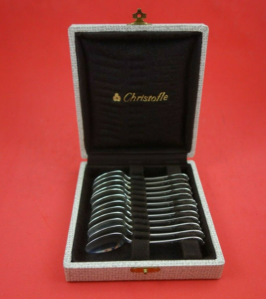 Marly by Christofle Silverplate Demitasse Spoon Set 12pc 4" in Box Heirloom