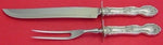 La Reine by Wallace Sterling Silver Roast Carving Set 2-Piece HH WS Serving