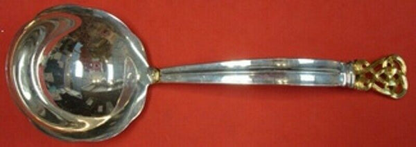 Celtic Weave Gold by Towle Sterling Silver Gravy Ladle 6 1/2" Serving Silverware