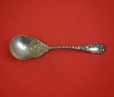 Chrysanthemum by Durgin Sterling Silver Berry Spoon 9" Serving Silverware
