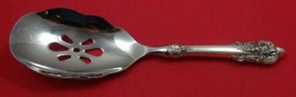 Grande Baroque by Wallace Sterling Silver Casserole Spoon WS Pcd Scalloped Orig