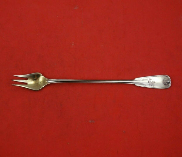 Palm by Tiffany and Co Sterling Silver Cocktail Fork McKay Family Crest 6 1/4"