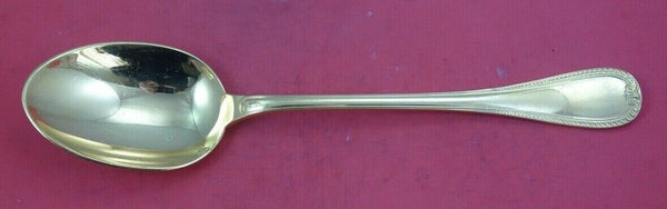 Malmaison Vermeil by Christofle Silverplate Serving Spoon 9 3/4" Gold