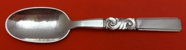 Scroll by Georg Jensen Sterling Silver Teaspoon 6" Heirloom Vintage Flatware