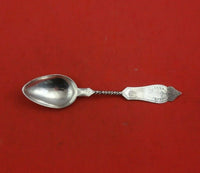 Duhme Sterling Silver Teaspoon Bright-Cut 5 5/8" Flatware Heirloom Silverware