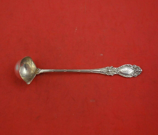 Lucerne by Wallace Sterling Silver Mustard Ladle with Spout Original 5 1/4"