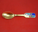 Christmas Spoon by A. Michelsen Danish Sterling Silver Teaspoon 1990 Vermeil