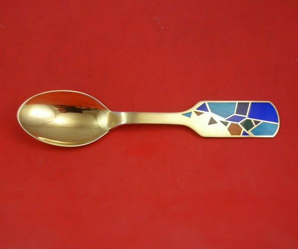 Christmas Spoon by A. Michelsen Danish Sterling Silver Teaspoon 1990 Vermeil