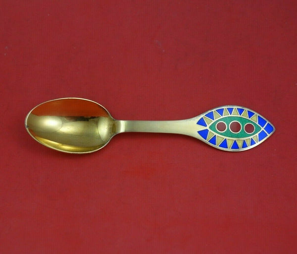 Christmas Spoon by A. Michelsen Danish Sterling Silver Teaspoon 1998 Vermeil