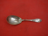 Grecian by Whiting-Hebbard Sterling Silver Berry Spoon Brite-cut 8 3/4" Heirloom