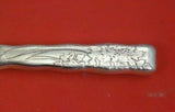 Lap Over Edge Acid Etched by Tiffany Sterling Silver Dinner Knife Maple Leaves