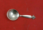 Acanthus by Georg Jensen Sterling Silver Tea Caddy Spoon Round Bowl 4 1/8"