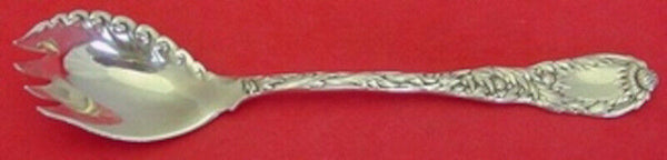 Chrysanthemum by Tiffany Sterling Silver Sorbet Fork Tines w/Ruffled Edge 5 3/8"