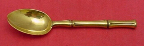 Bamboo Vermeil by Tiffany and Co Sterling Silver Demitasse Spoon 4 1/4" Heirloom