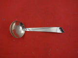 Indigenous Sterling Silver Gravy Ladle Hand Wrought Applied Garnet Cabochons