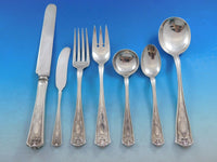 Winthrop by Tiffany Sterling Silver Flatware Set for 8 Service 56 pieces W Mono