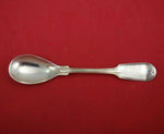 Fiddle Thread by Unknown German .800 Silver Egg Spoon 5 1/2" Silverware