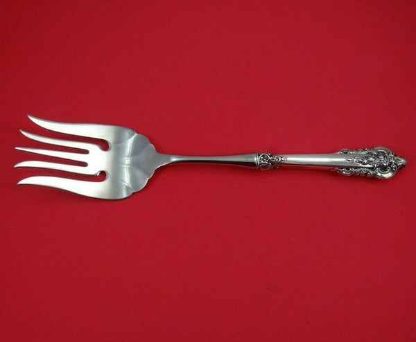 Grande Baroque by Wallace Sterling Silver Buffet Fork Original HH WS 11 1/4"