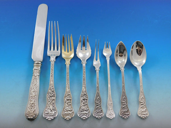 Olympian by Tiffany and Co Sterling Silver Flatware Set 12 Service 96 pcs Dinner