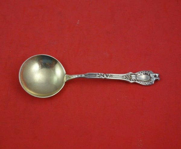 Du Barry by Durgin Sterling Silver Chocolate Spoon Gold Washed 4 1/4" Heirloom