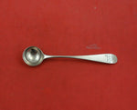 English Georgian Sterling Silver Salt Spoon Master w/engraved lion c.1788 by GB