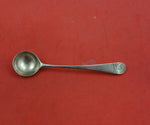 English Georgian Sterling Silver Salt Spoon Master w/engraved lion c.1771 London