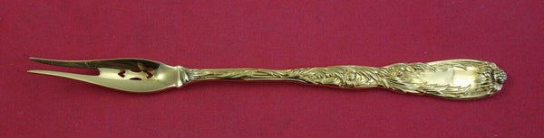 Chrysanthemum Vermeil by Tiffany and Co Sterling Silver Olive Fork 2-Tine 6 3/4"
