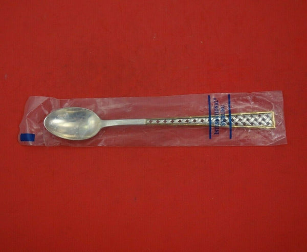 Golden Tradewinds by International Sterling Silver Iced Tea Spoon 7 1/2" New