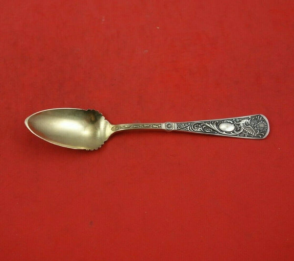 Saint George by Wallace Sterling Silver Melon Spoon Gold Washed 5 7/8" Heirloom