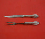 Mount Vernon by Lunt Sterling Silver Steak Carving Set 2pc HH WS Knife 8 3/4"