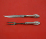 Mount Vernon by Lunt Sterling Silver Steak Carving Set 2pc HH WS Knife 8 3/4"