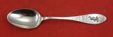 Antique Hammered by Shreve Sterling Teaspoon pierced handle mono "F" 5 7/8"