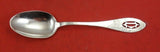 Antique Hammered by Shreve Sterling Teaspoon pierced handle mono "D" 5 7/8"