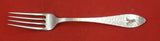Antique Hammered by Shreve Sterling Regular Fork w/ applied mono "A" 7 1/8"