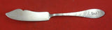 Antique Hammered by Shreve Sterling Silver Master Butter flat handle 6 3/4"