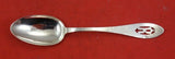 Antique Hammered by Shreve Sterling Teaspoon pierced handle mono "R" 5 7/8"