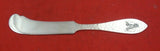 Antique Hammered by Shreve Sterling Butter Spreader flat handle mono "A" 5 3/4"