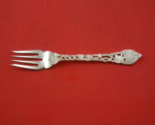 Chased and Pierced Vine by Asprey English Sterling Silver Salad Fork 7 1/4"