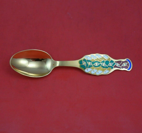 Christmas Spoon by A. Michelsen Danish Sterling Silver Teaspoon 1996 Vermeil