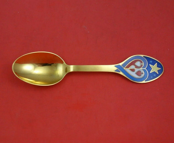 Christmas Spoon by A. Michelsen Danish Sterling Silver Teaspoon 2003 Vermeil