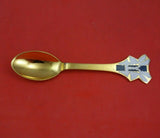 Christmas Spoon by A. Michelsen Danish Sterling Silver Teaspoon 1991 Vermeil