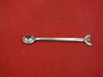 Emilia Castillo Mexican Sterling Silver Infant Spoon Mixed Metal w/ Copper Angel