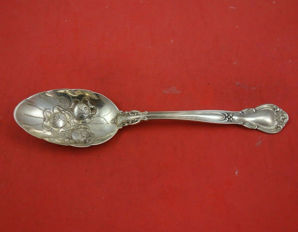 Chantilly by Gorham Sterling Silver Berry Spoon with Roses in Bowl 8 1/2"