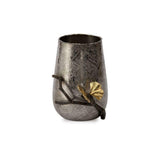 Michael Aram Butterfly Ginkgo Hand Textured Stainless Steel Toothbrush Holder