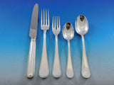 Perlinato by Fina Italy Sterling Silver Flatware Set Service 30 pieces Perles Dn